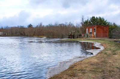 The Tremont Dam holds back Tremont Mill Pond. File photo