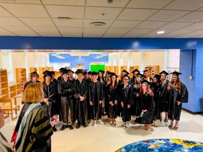PASS program graduates during their graduation ceremony in June. Submitted photos