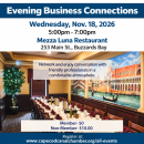 An evening of networking and great conversation