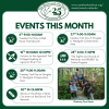 A calendar of events for the Wareham Land Trust in October